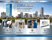 Tablet Screenshot of delta-beckwith.com